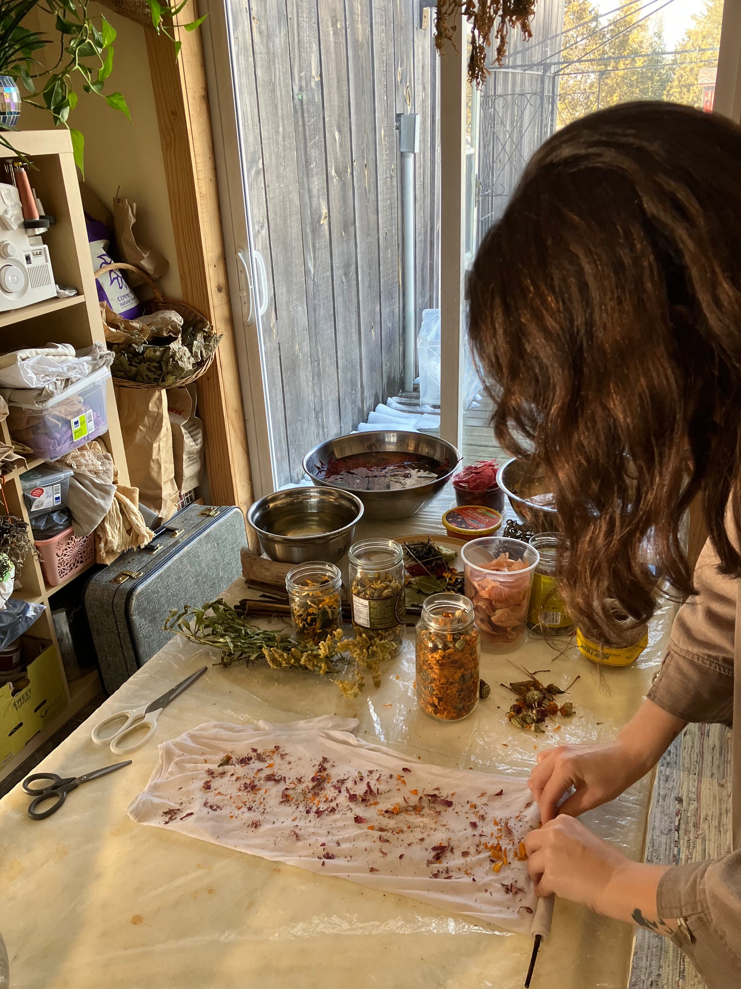 one-on-one eco-printing with me :: private workshop